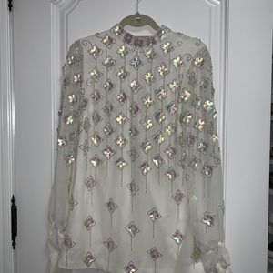 ASOS sequin shift dress